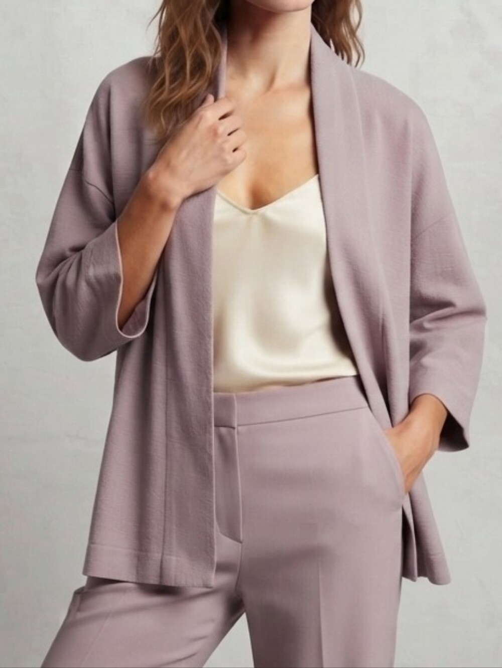 BRAND NEW w/Tags Banana Republic Mauve Open-Front Jacket Cardigan Sz M